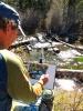 John Hulsey painting Cimarron Creek, New Mexico
